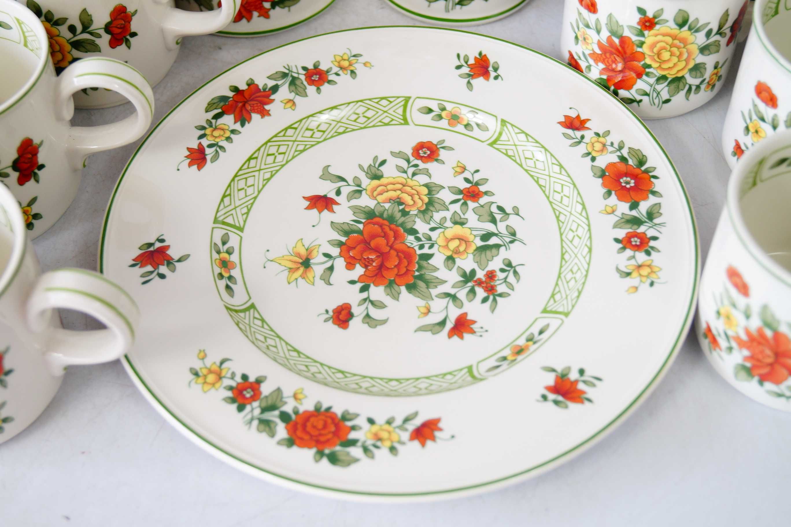 Villeroy Boch Summerday serwis kawowy 12 osób PIĘKNY