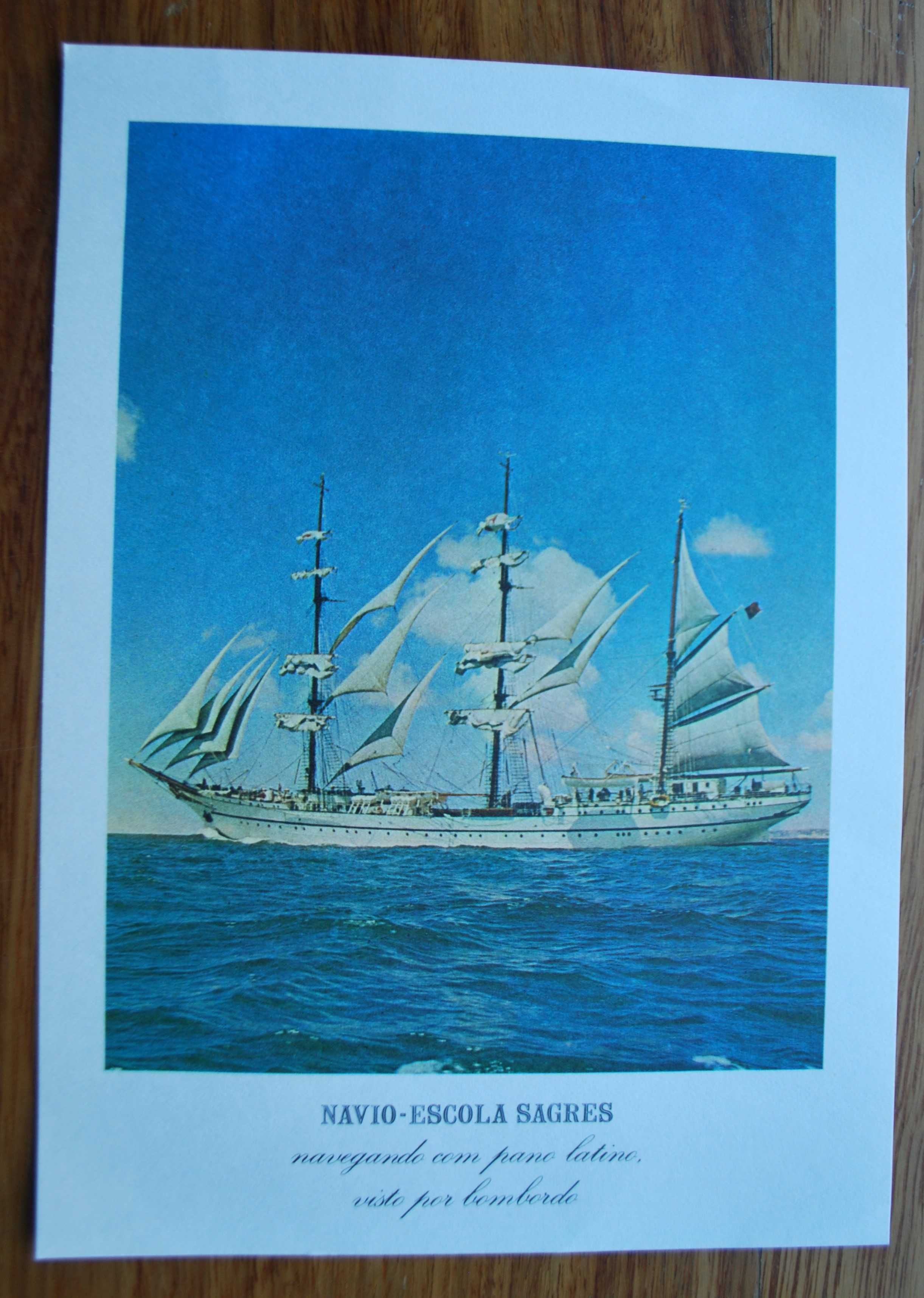 Navio Escola Sagres - Estampas Imagens (25 x 18 cm)