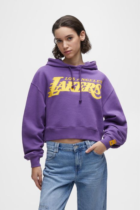 Sweatshirt roxa LA Lakers Pull & Bear
