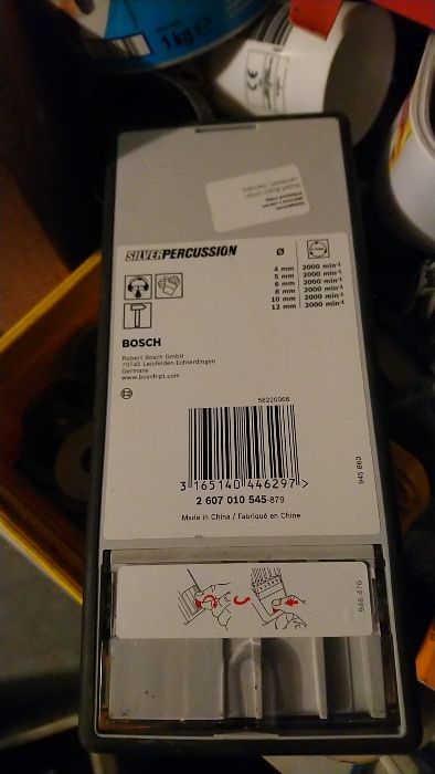 wiertła do betonu Bosch SilverPercussion Robust line 7 szt