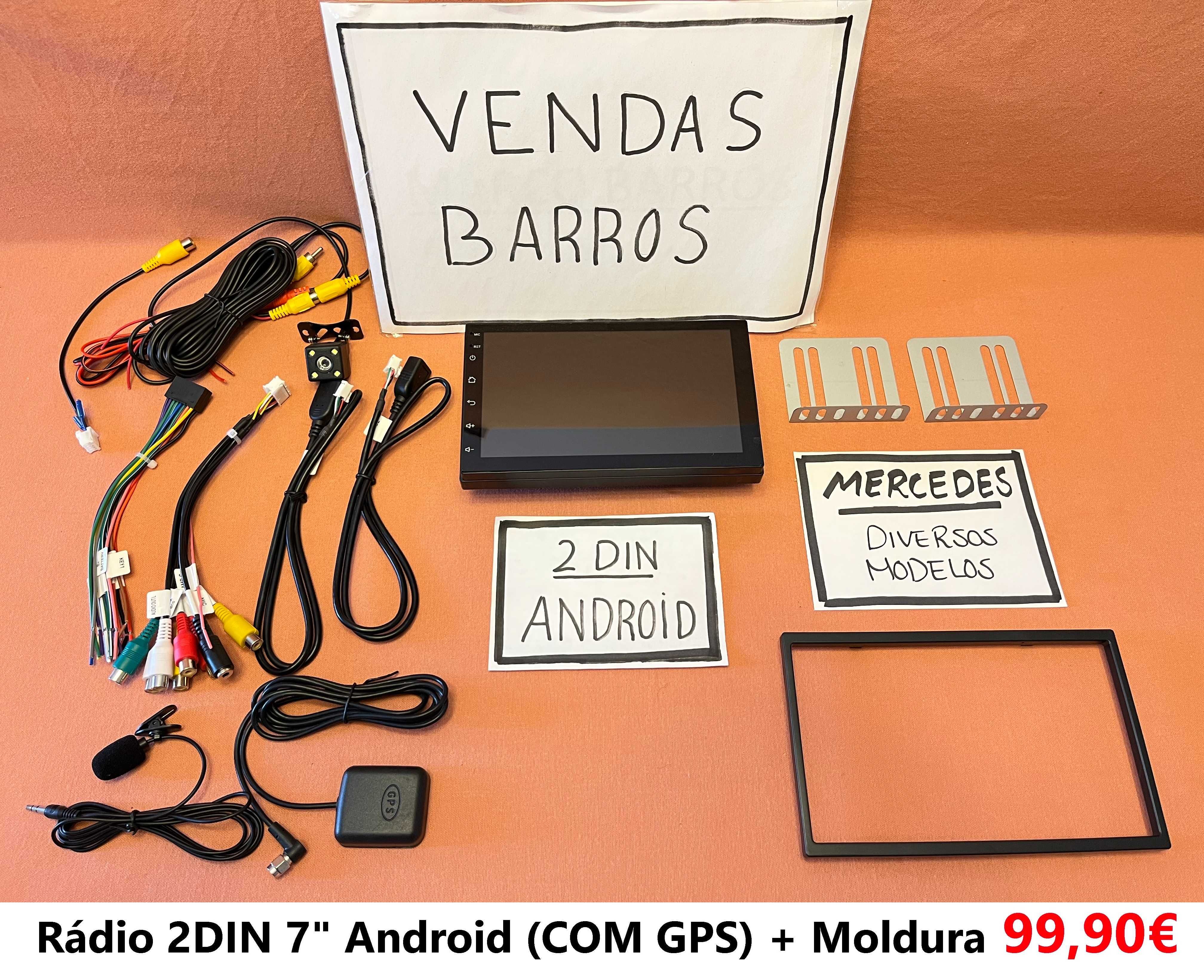 Rádio 2DIN • MERCEDES • W163 W168 W208 W202 W210 R170 W140 • Android