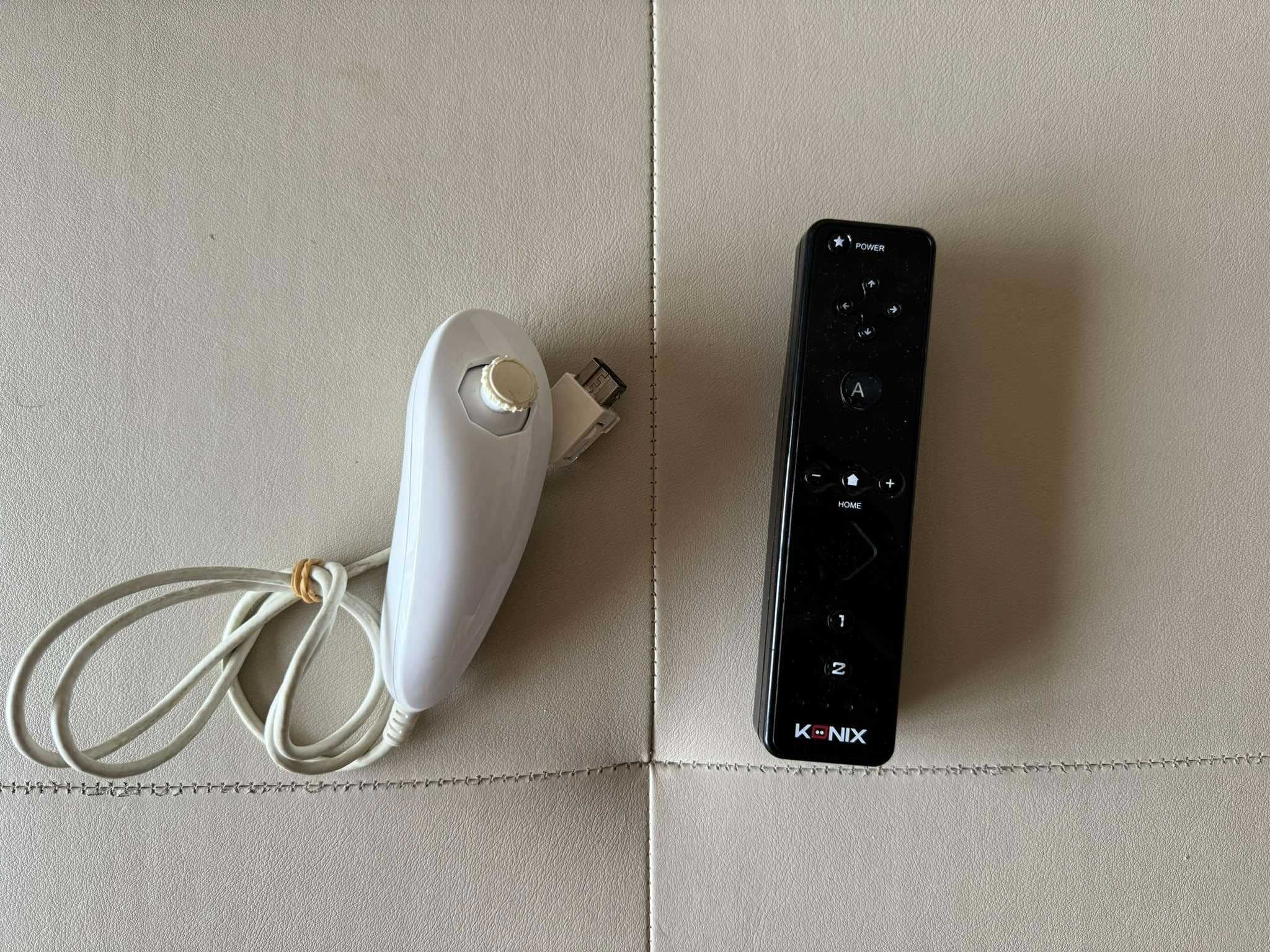 Nintendo Wii Preta com comando wii motion plus e jogos