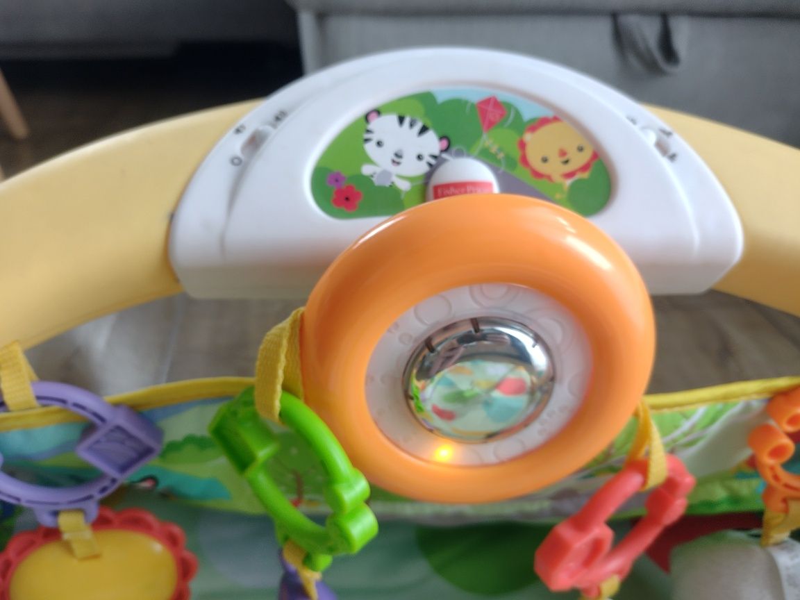 Fisher Price, mata edukacyjna 3w1 Wesoly samochodzik