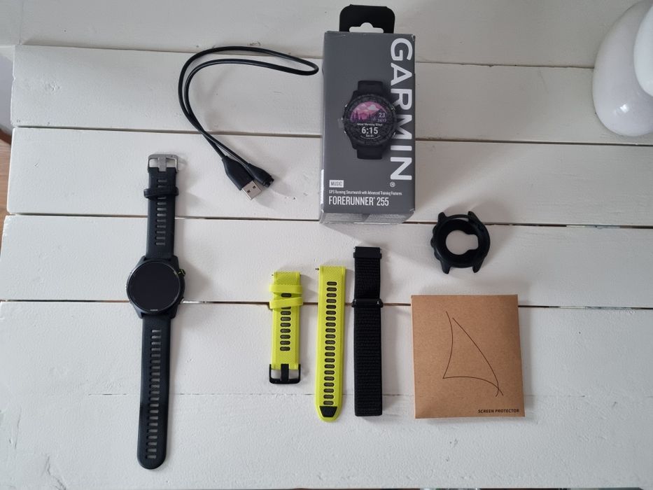 Garmin Forerunner 255 Music. Zegarek sportowy, smartwatch. Run