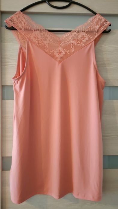 Pudrowa bluzka damska M/L
