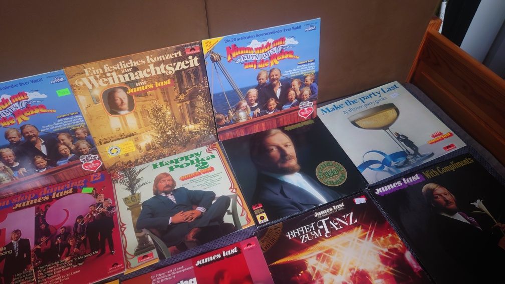 Duża kolekcja płyt winylowych James Last 23 szt. + plakat