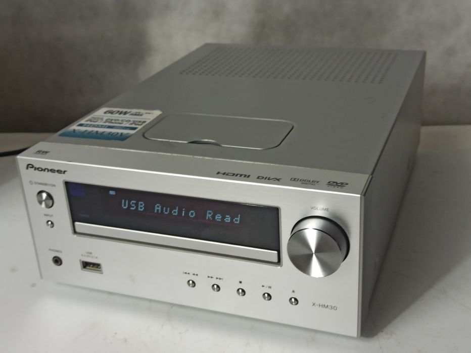 Pioneer X-HM30 Odtwarzacz DVD USB HDMi  ze wzmacniaczem + FM + Kolumny