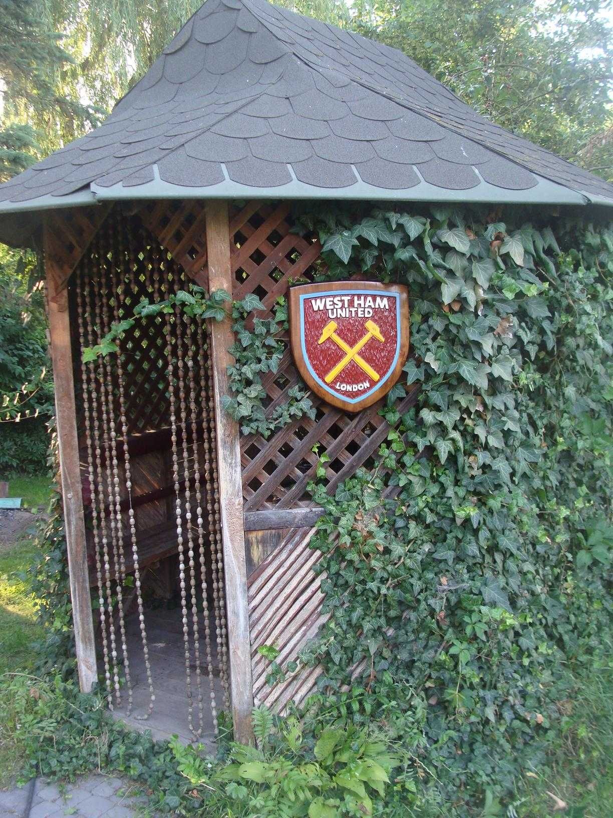 West Ham United Ręcznie rzeźbione logo w drewnie. UNIKAT