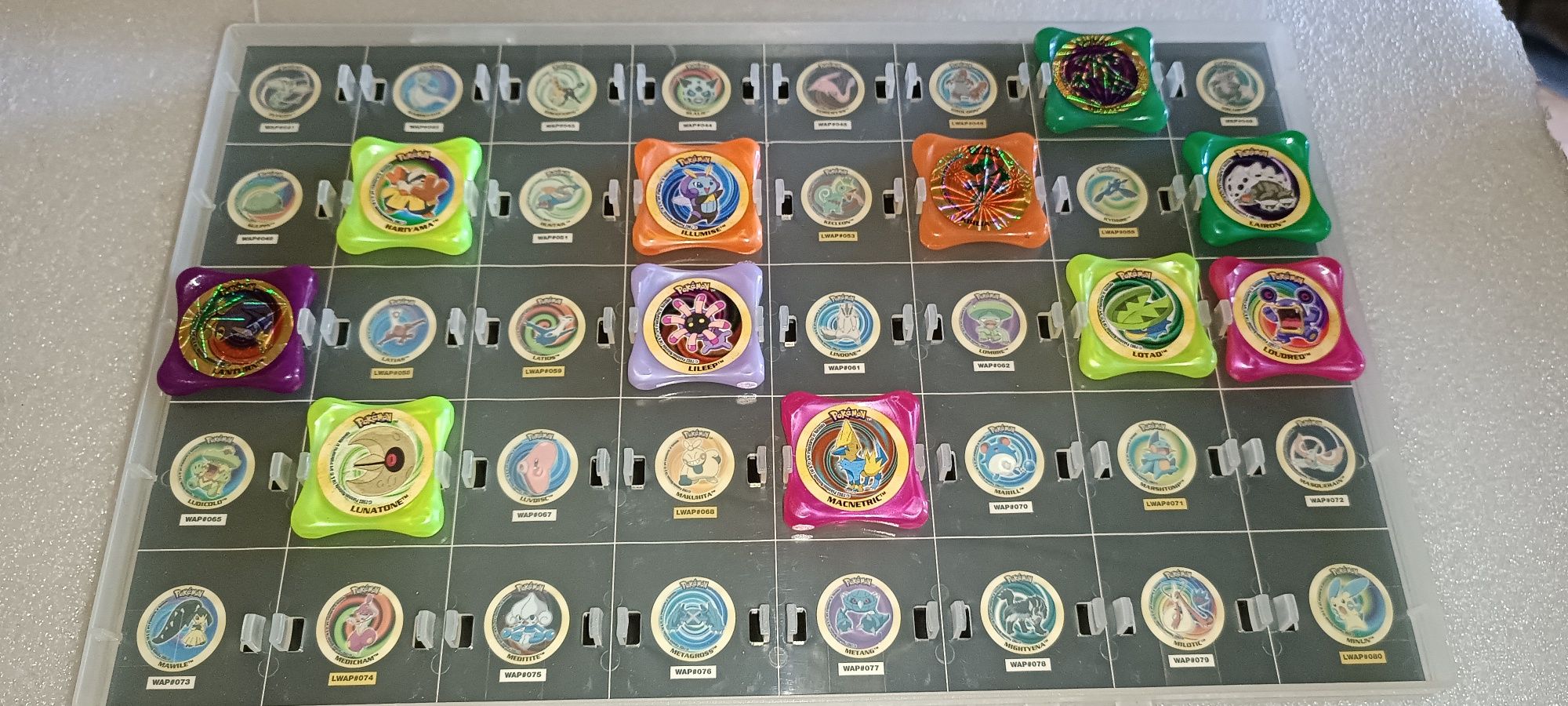 Antiga Capa Coleção Pokemon advanced Waps da PANINI de 2003
