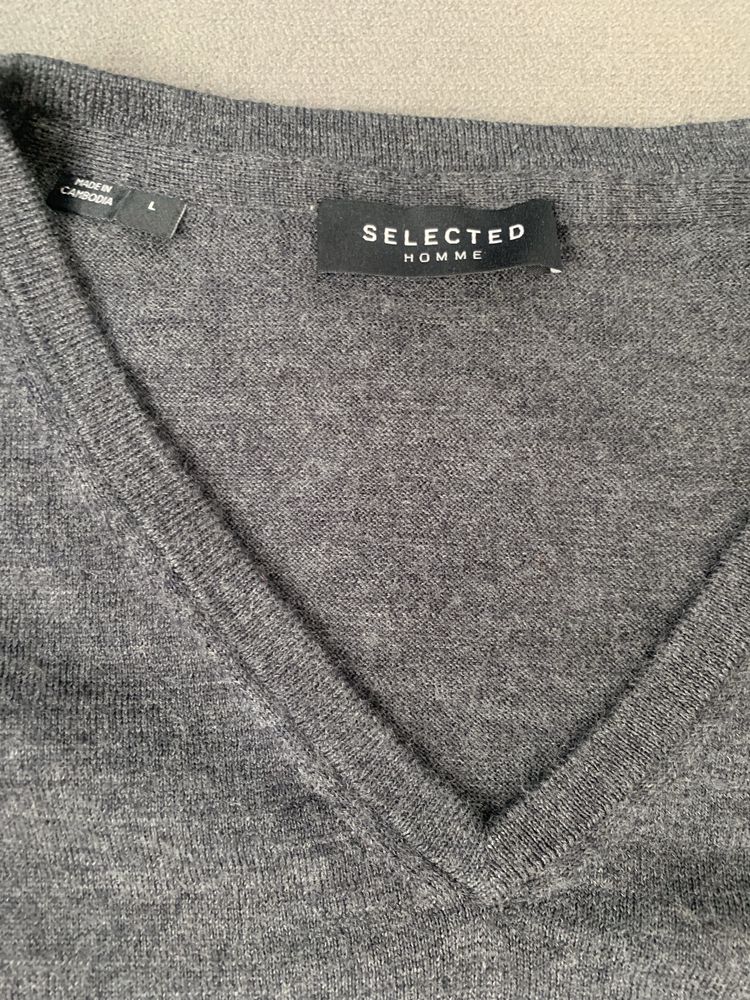 Merino Selected Homme sweter r. L