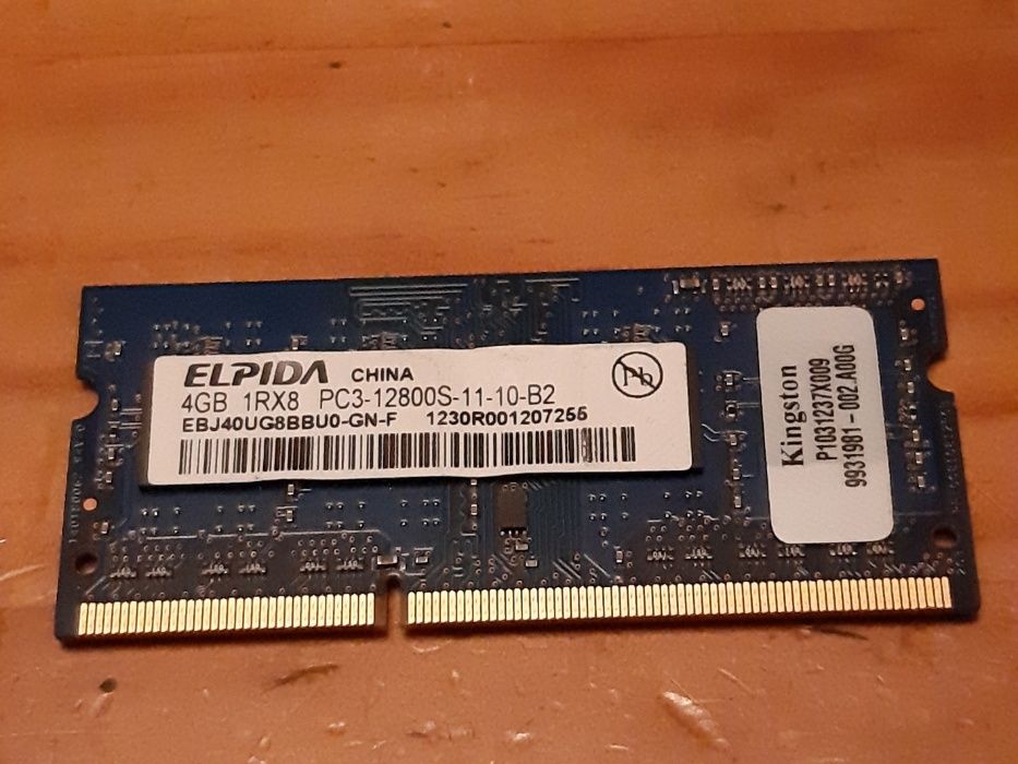 Memória Ram 4GB DDR3 PC3-12800
