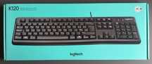 Teclado Selado Logitech K120 Teclado USB Preto