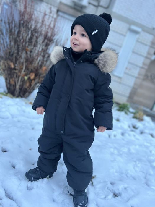 Детский зимний комбез 92-98+ ботиночки 16см