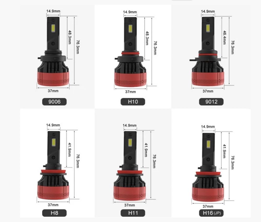 LED ЛЕД ЛАМПЫ В АВТО F5 F5C H4 H7 H11 Оригинал Гарантия