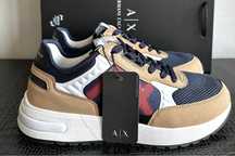 Бежеві кросівки Armani Exchange. Розмір - 42, 44.