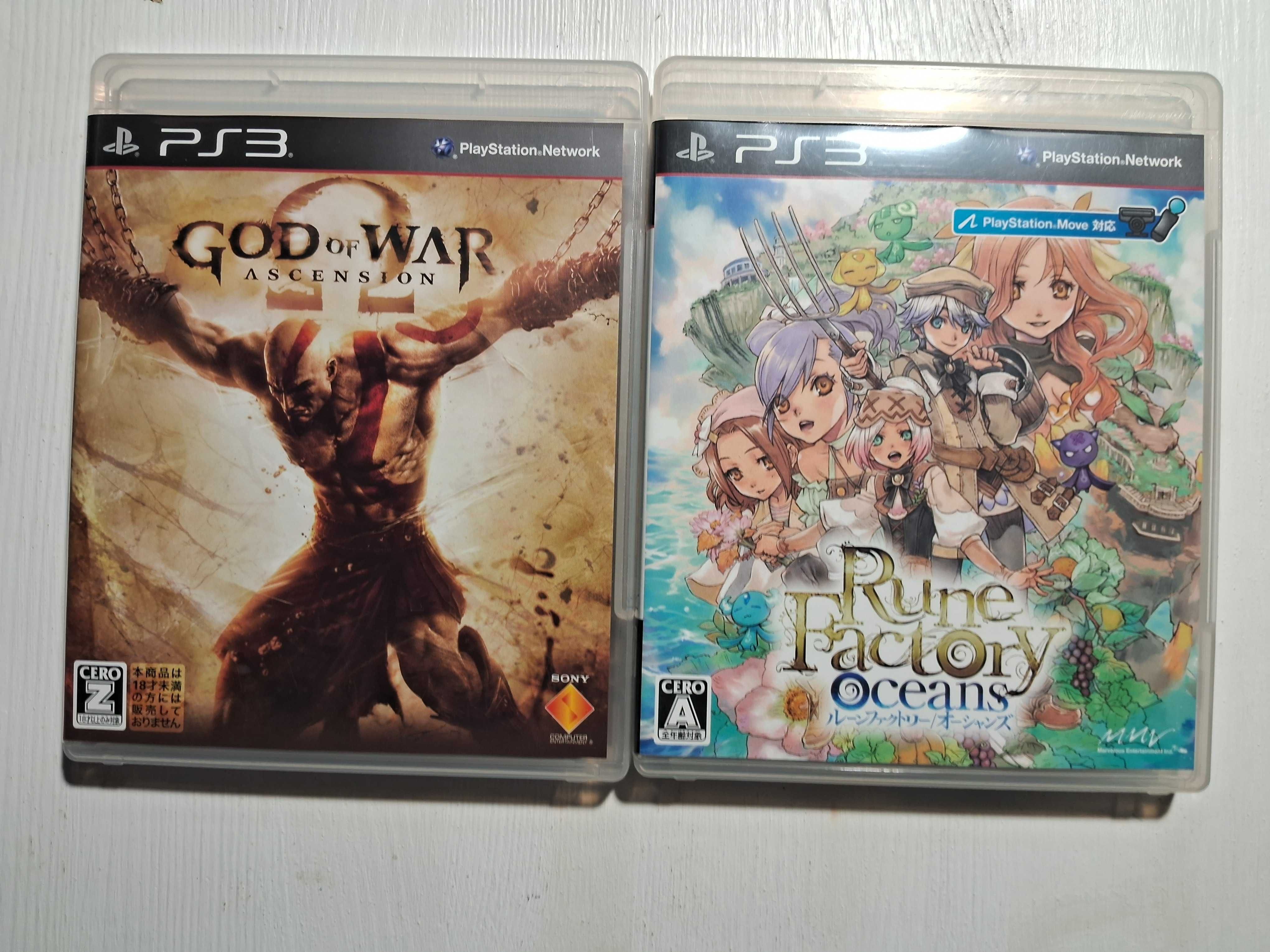 Игры для Ps3 Metal Gear,Rune Factory Oceans,God of War Ascension