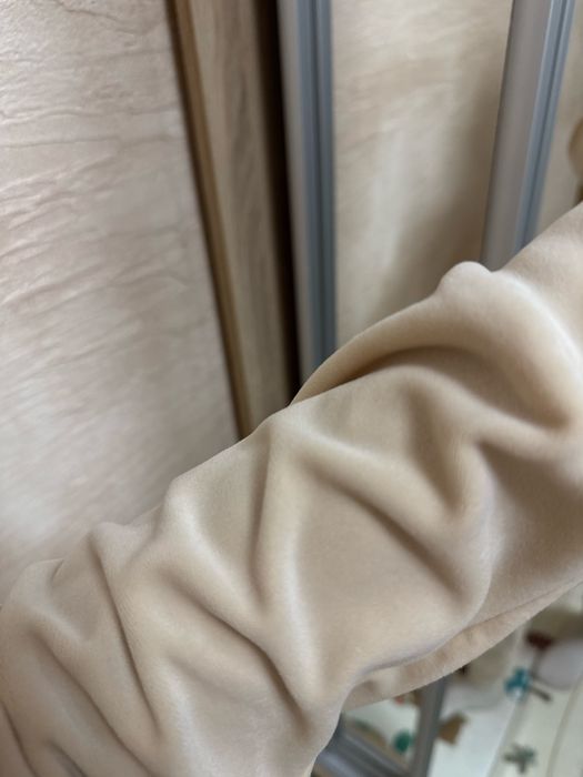 Комбинезон велюровый бежевый