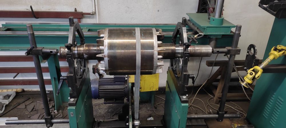 Балансировка ротора, шнеков, битеров, измельчителей, шкивов.