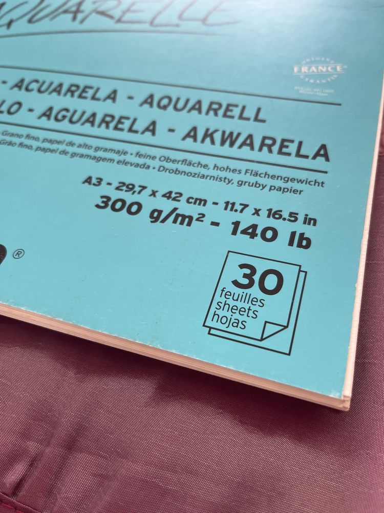 Papel Aquarelle Canson