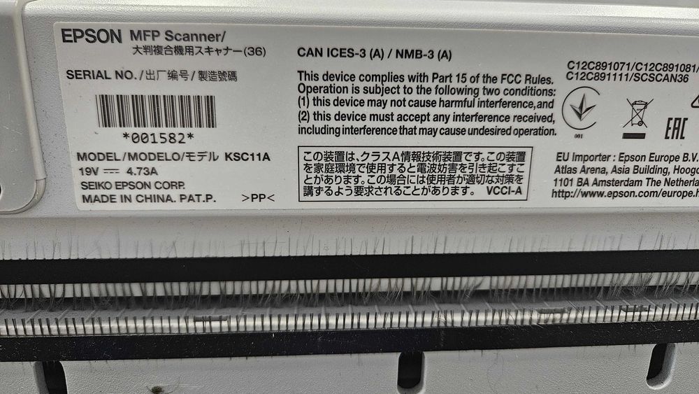 Skaner Epson – 36‑calowy  LFP + moduł rozszerzenia / PostScript