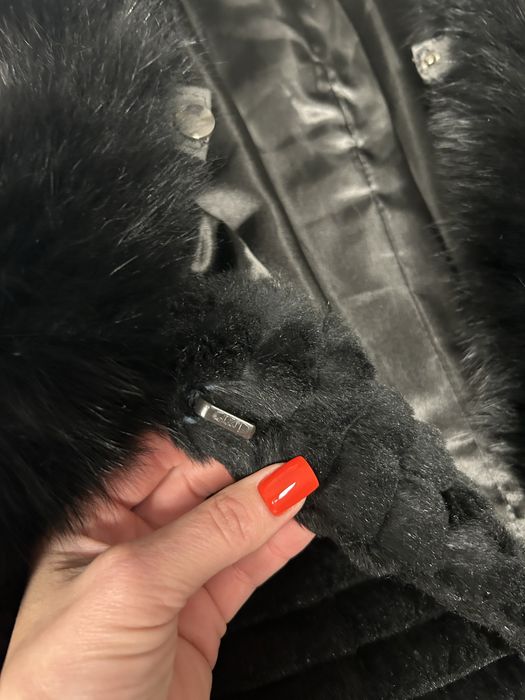 Futro z krulika  czarne