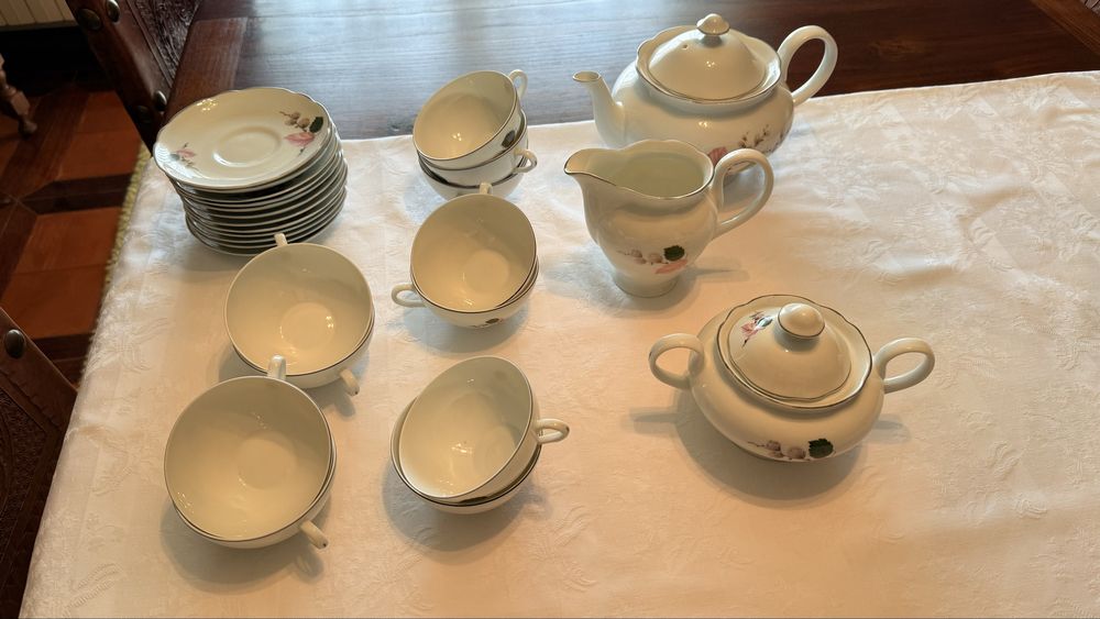 Servico cha 12 pecas Vista alegre complete