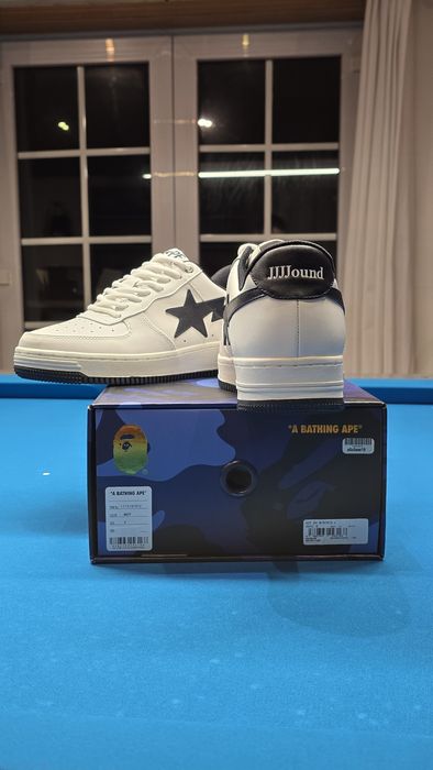 A Bathing Ape (BAPE) ORIGINAL !! jjjjhound white navy Completo+ fatura