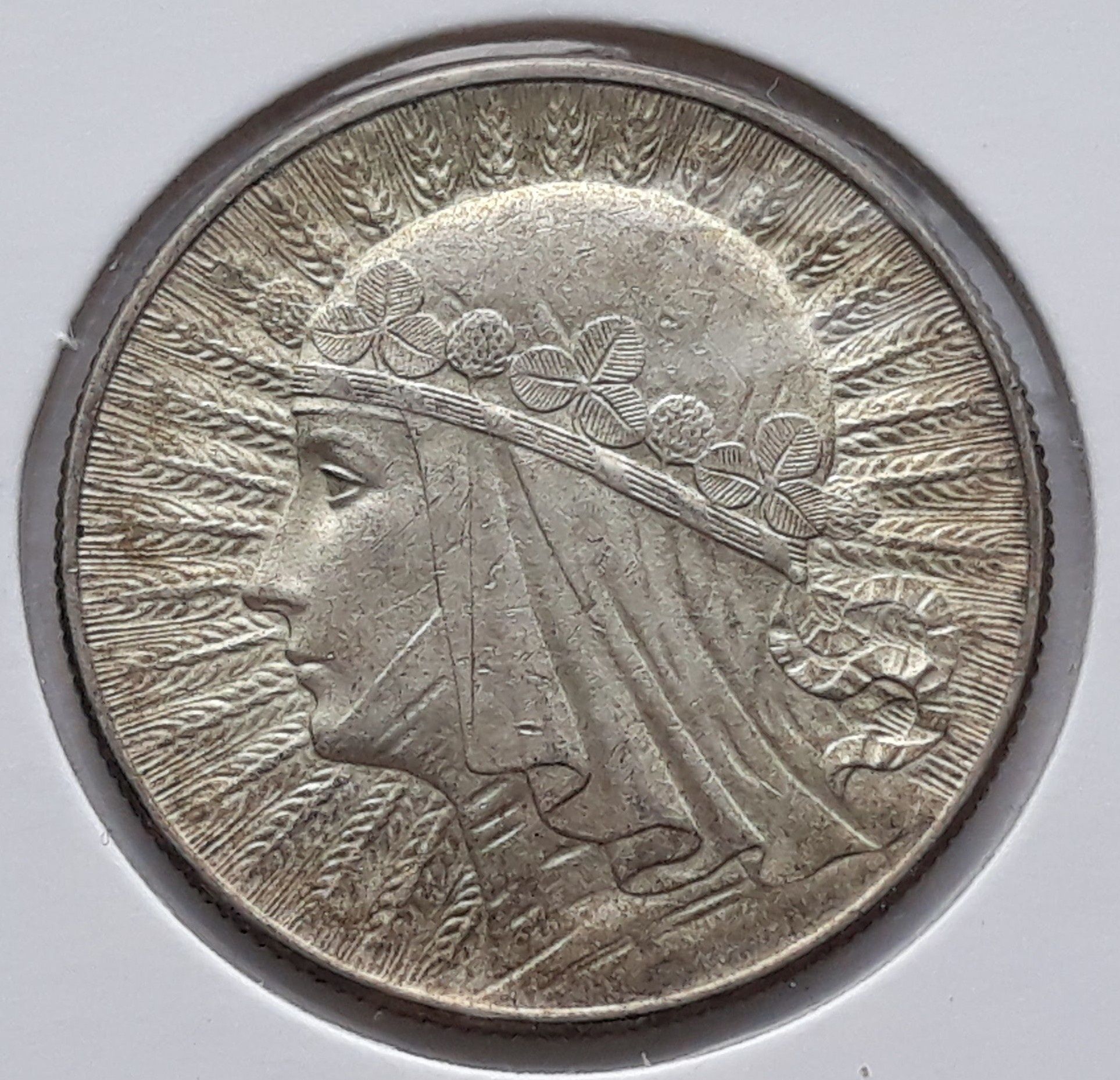 5 zł 1933 Głowa Kobiety - piękny stan moneta z II RP nr GK502
