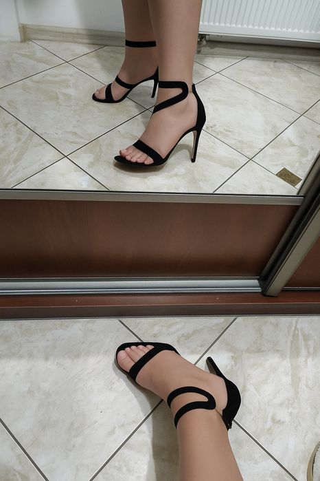 Szpilki sandałk Aldo i na szpilce 43,44 wkładka 28,5cm