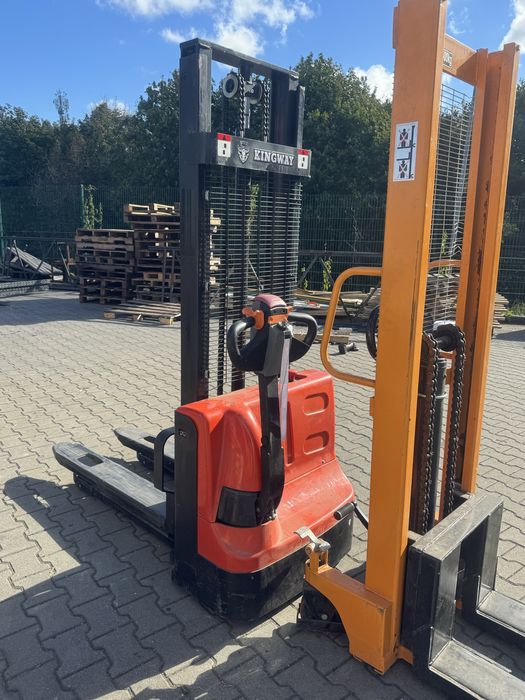 Paleciak masztowy, wózek podnośnikowy elektryczny