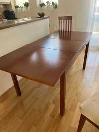 Stół drewniany + krzesła (6) kolekcja Lido firmy Skalik