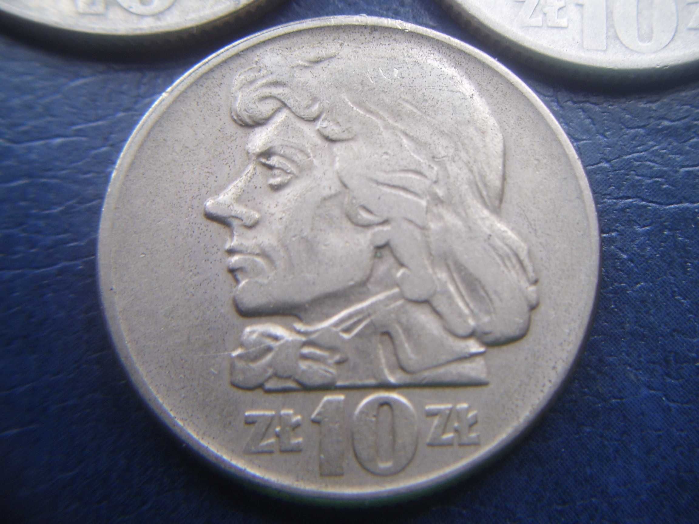 Stare monety 10 złotych 1959 , 1960 ,, 1966 Tadeusz Kościuszko PRL
