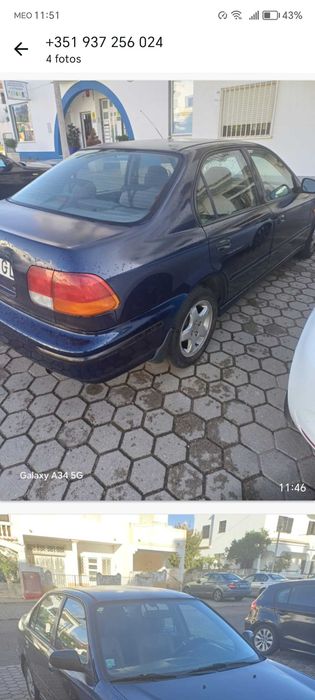 Vendo. Honda civic 1.5 LS (ekr) 1996. Em óptimo estado.