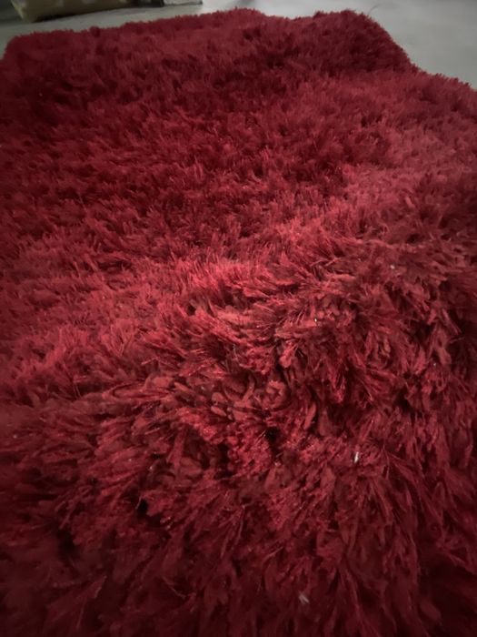Tapete pelo vermelho sintético Leroy Merlin