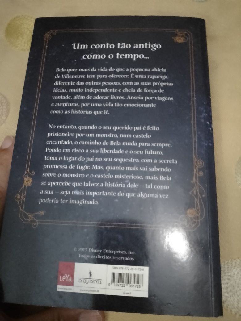 Bela e o Monstro-Disney-D.Quixote-1 edicao-8E - Creme/maos-3E Desde 3E