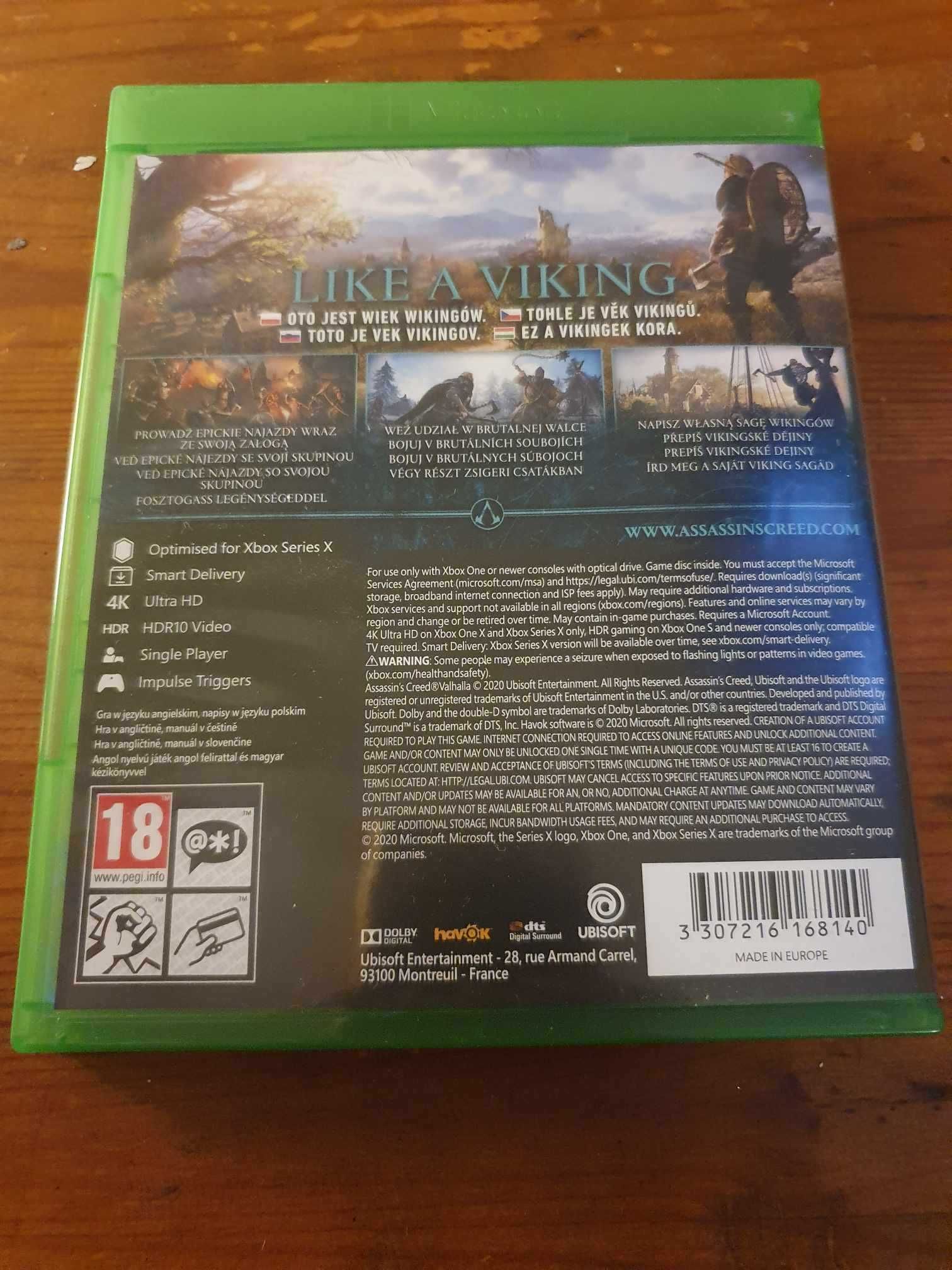 Gra Assassin's Creed Valhalla / Xbox / Napisy PL / Używana (stan BDB)