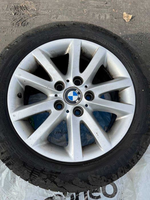 Felgi BMW Styling 136 16" 5x120 + opony Continental – E36 E46 E87 OE