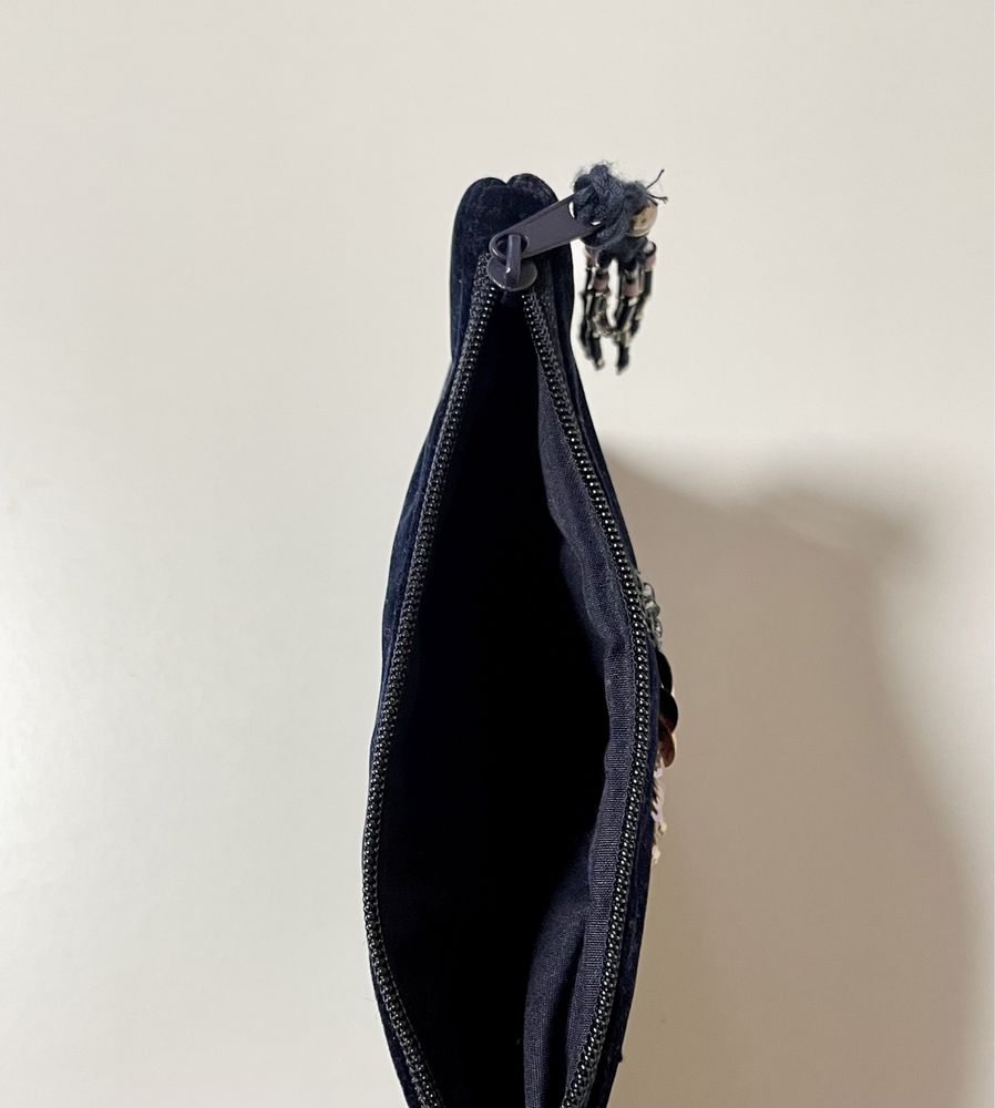 Косметичка, темно-синий кошелёк с буквой S Accessorize