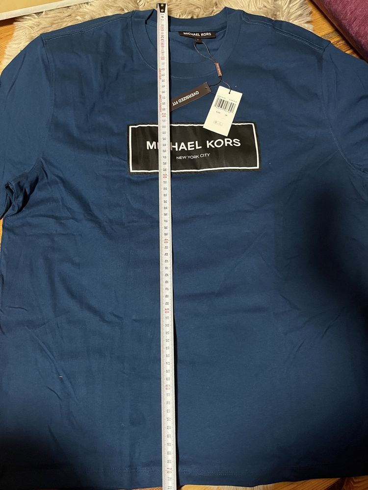 Michael Kors koszulka t-shirt logowany z logo r M L oversized fit