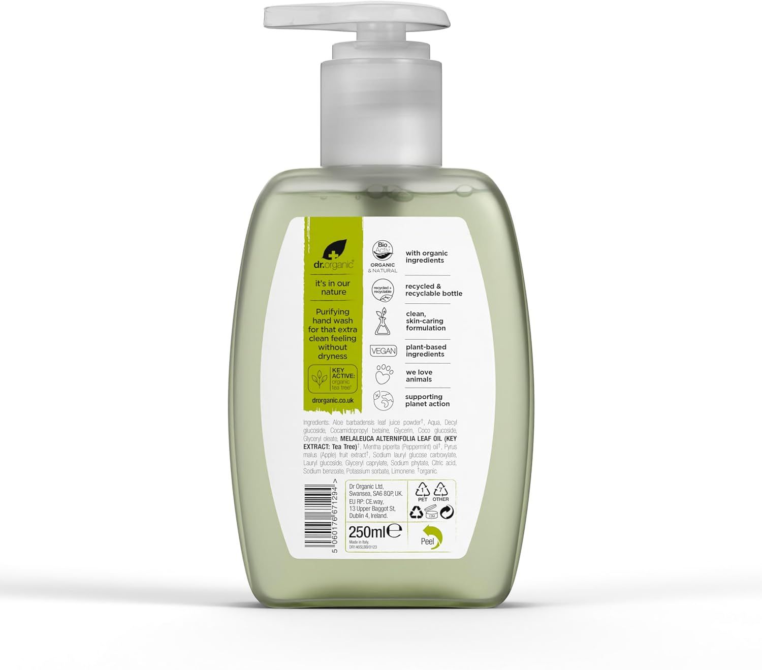 Dr Organic Mydło W Płynie Drzewo Herbaciane Tea Tree 250 Ml