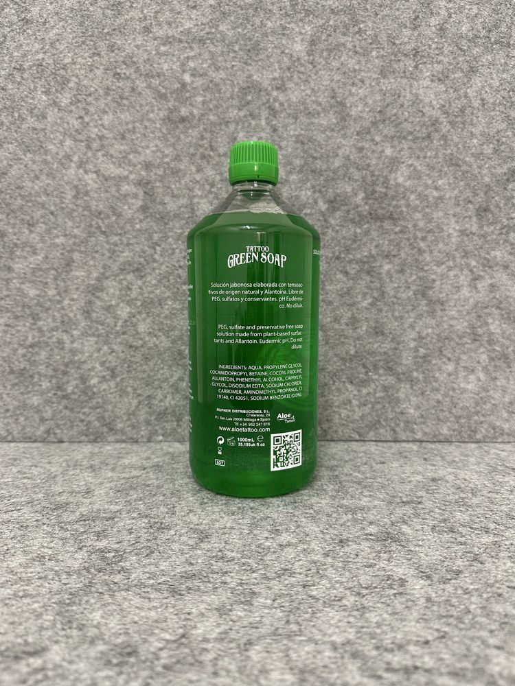 Green soap sabao verde 1L tatuagem tattoo tatuar