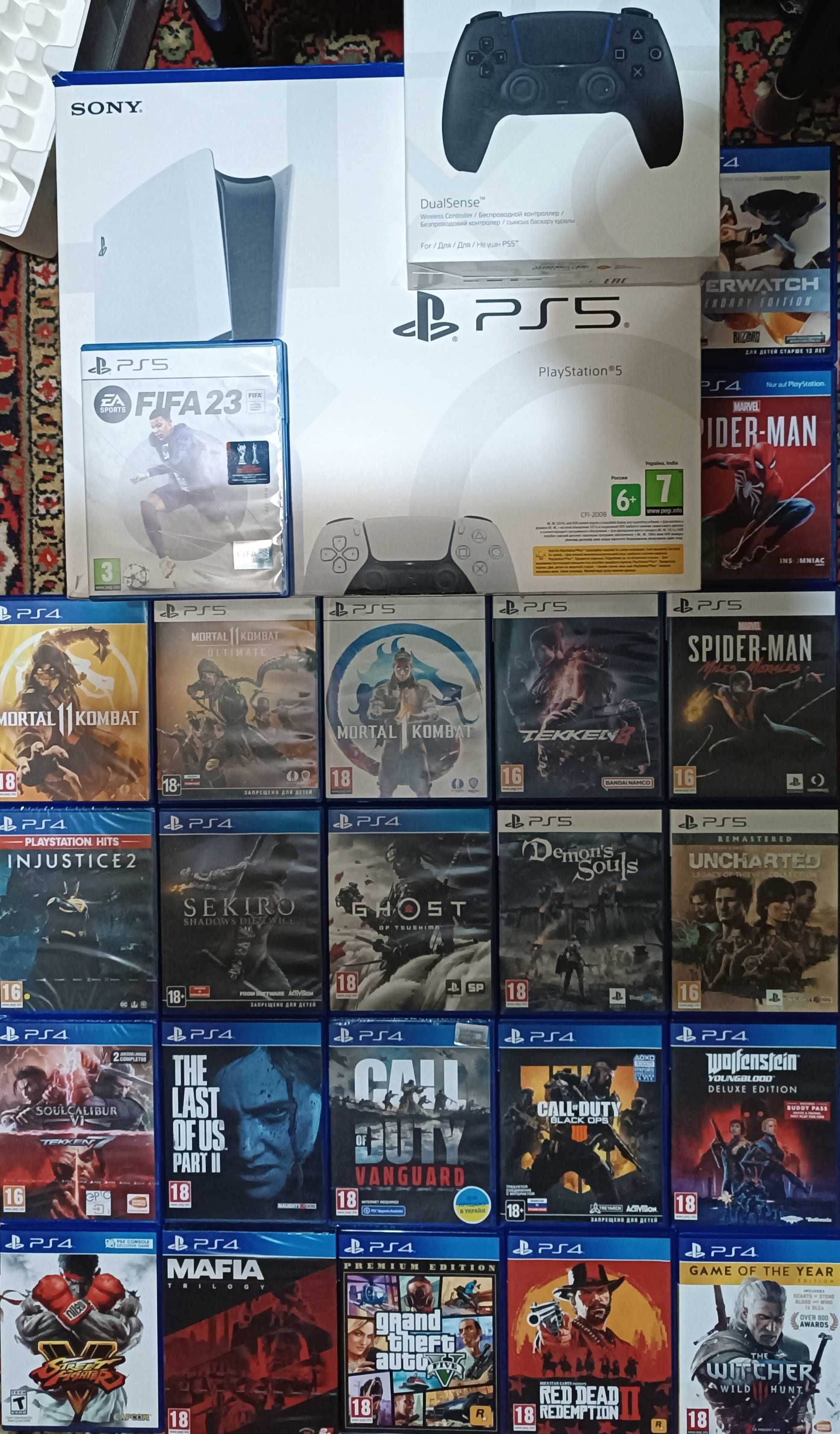 PS5Digital(VR2,ОбменПриставки/Игр-GTA5/RDR/MK/GodWar/Spider/Fifa)+7игр