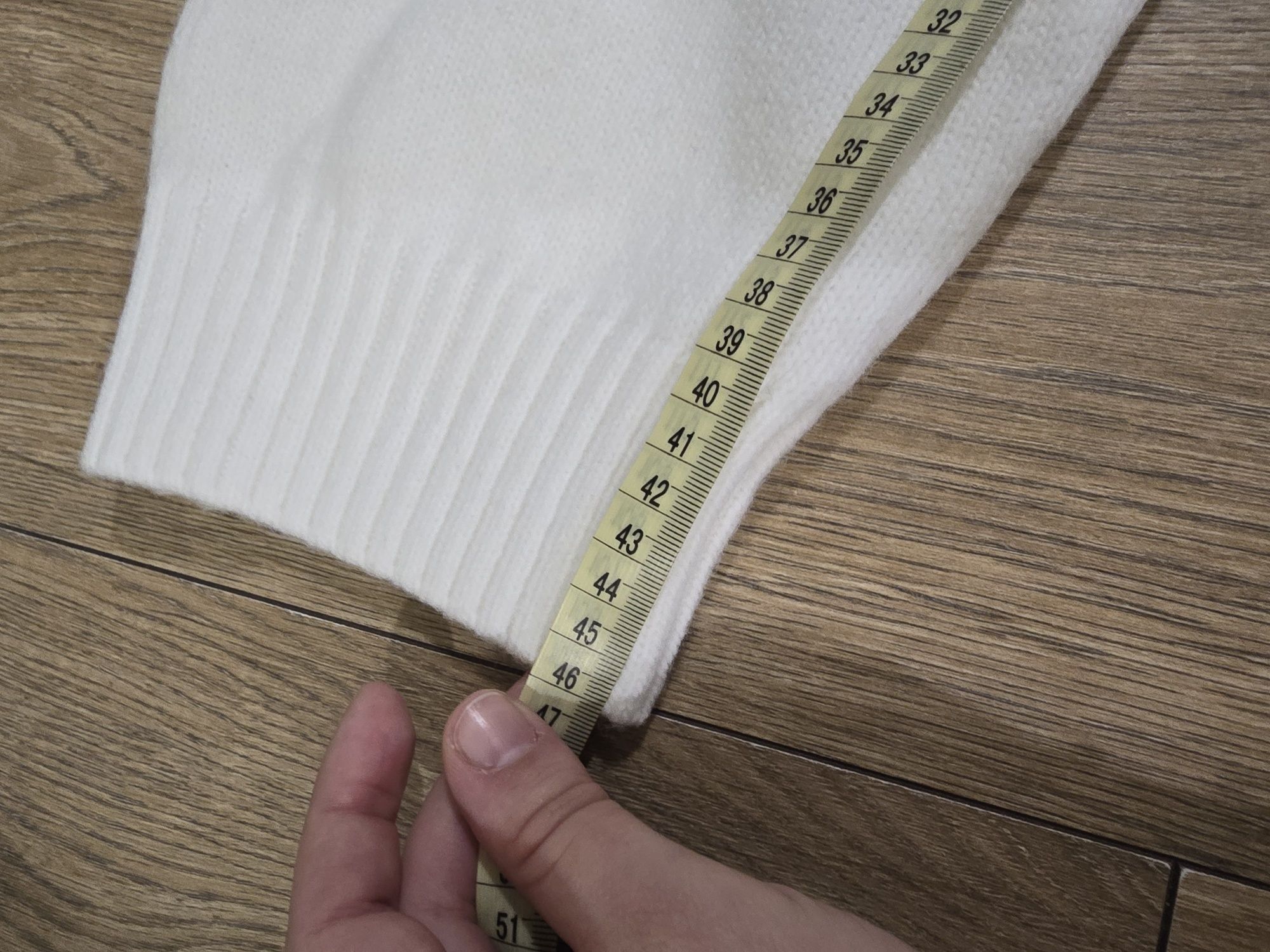 Sukienka sweterków h&m biała midi r.xl