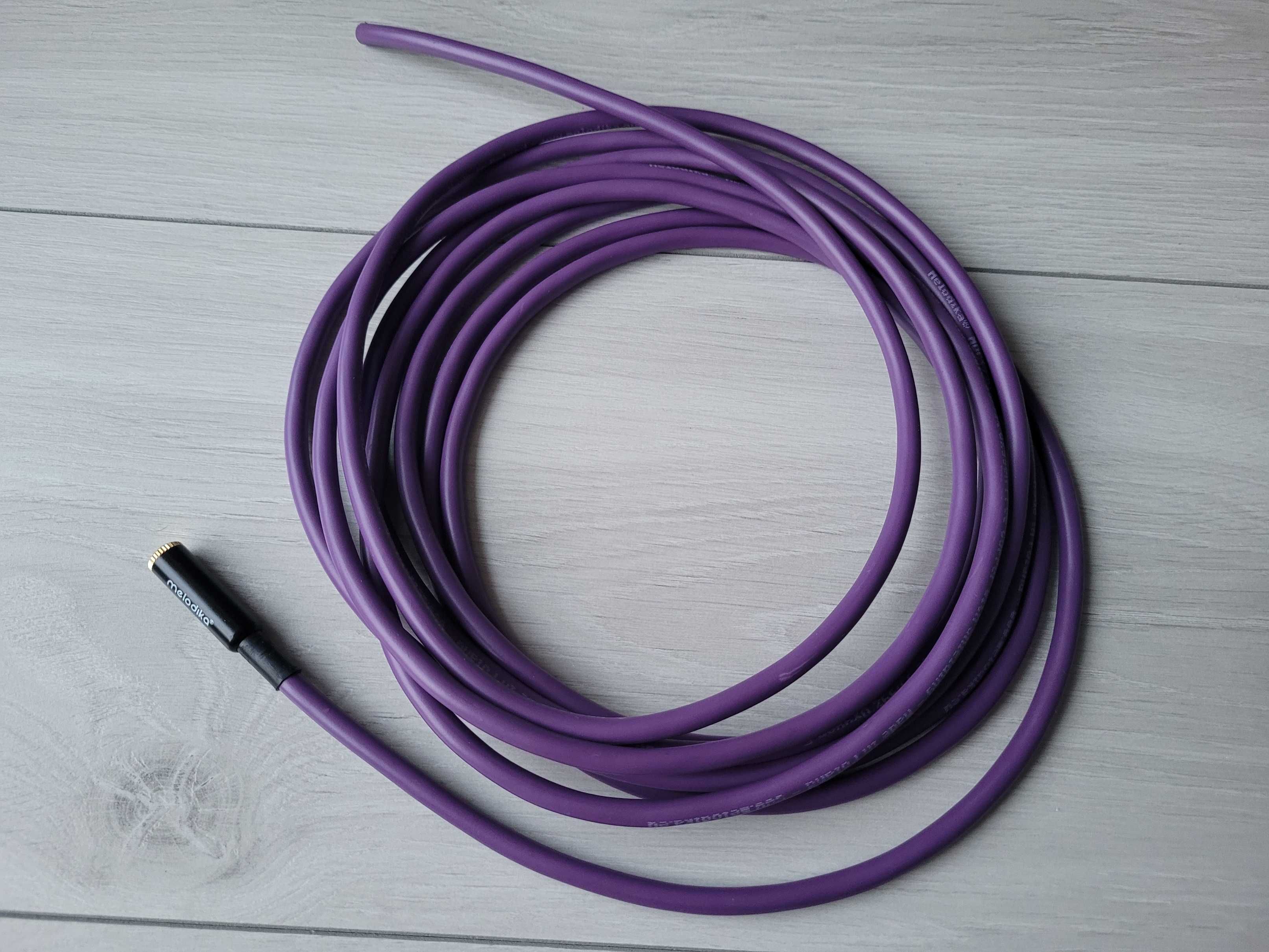 Kabel mikrofonowy audio MELODIKA MDC1230 OFC z wtykiem - 5M