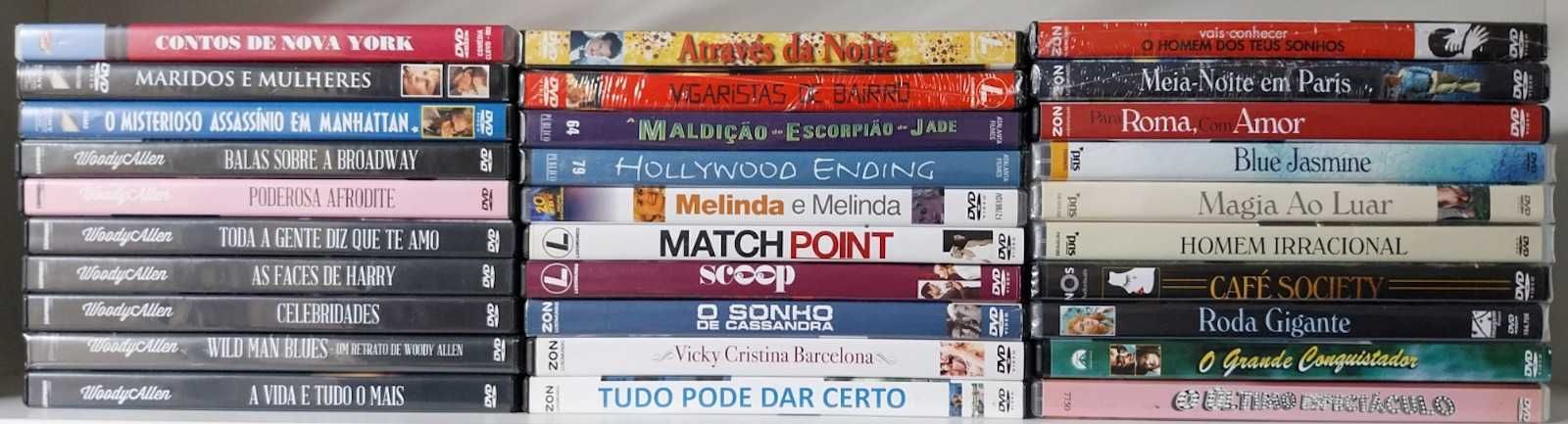 DVDs de filmes de Woody Allen