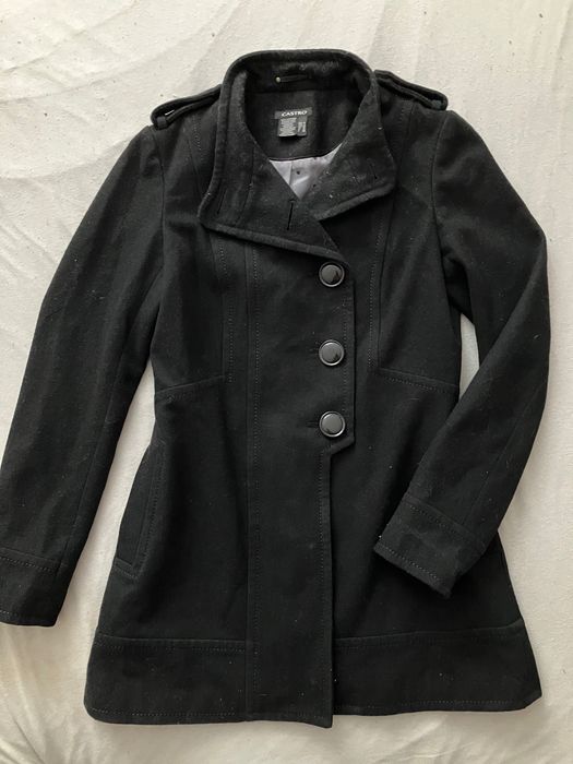 płaszcz z wełną Castro