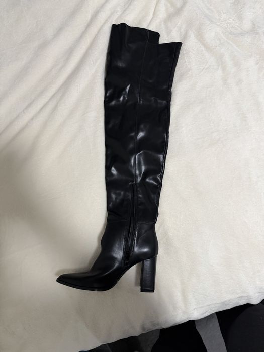 Сапоги жіночі ботфорди