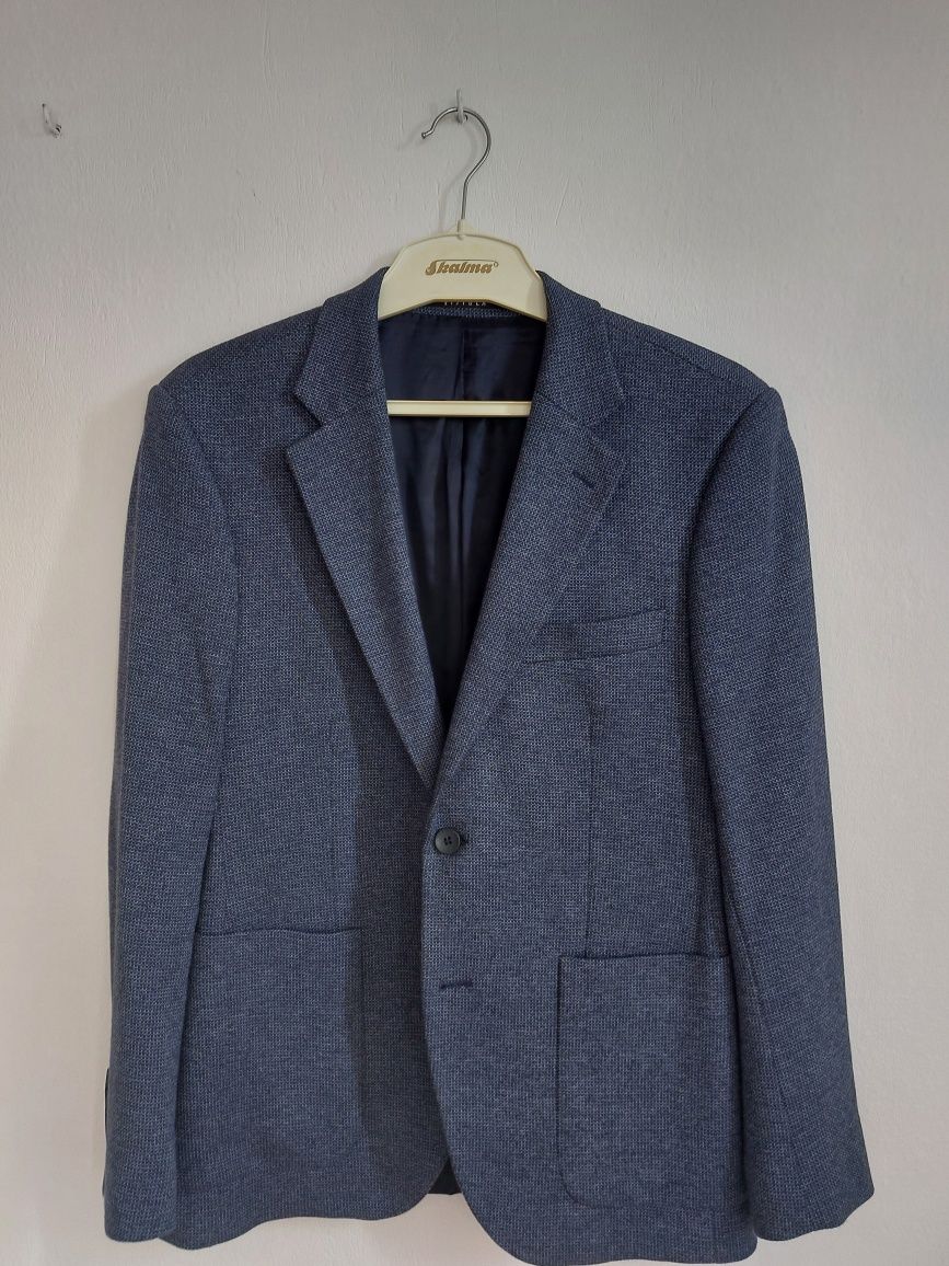 Elegancka marynarka super slim granatowa Vistula