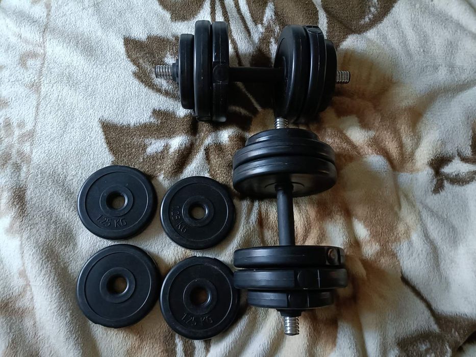 Гантелі набірні з дисками комплект 2 шт по 16 кг