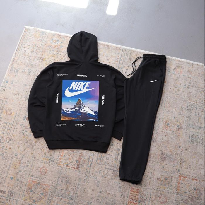 Чоловічий спортивний костюм Nike Swoosh мужской костюм найк худи nike